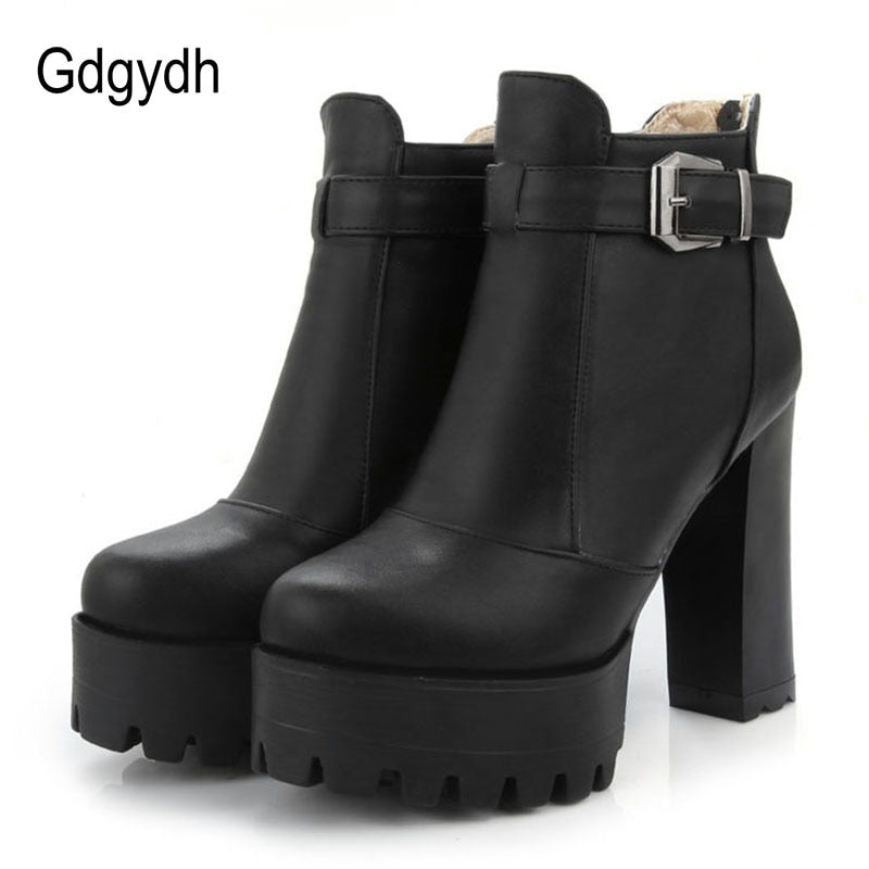 Women Boots with Zipper